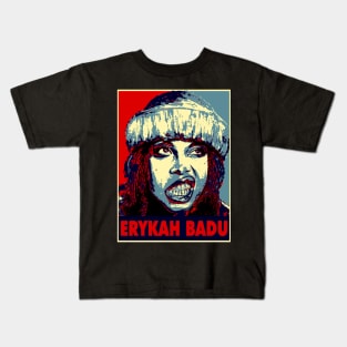 Retro erykah badu | Queen RnB Kids T-Shirt